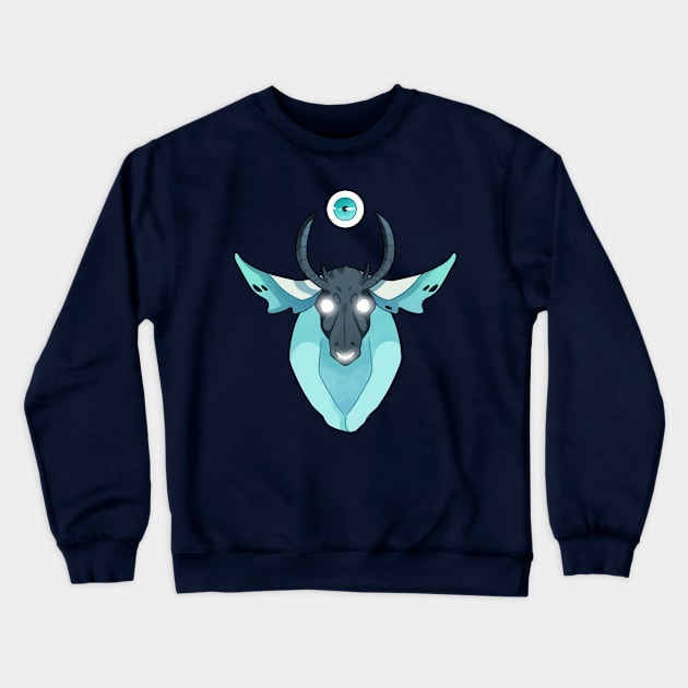 Ice Demon Crewneck Sweatshirt by C0RT0